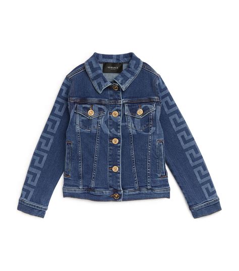 versace kids denim jacket.